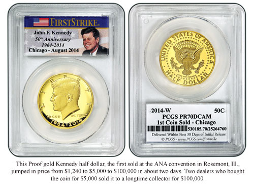 2014-W Gold Kennedy Half Dollar