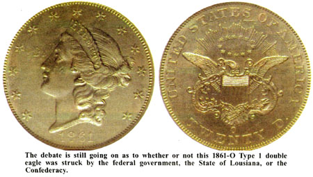 1861-O Type 1 Double Eagle