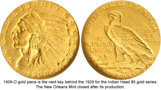 1909-O Indian Half Eagle