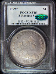 D - 1799/8 Silver Dollar