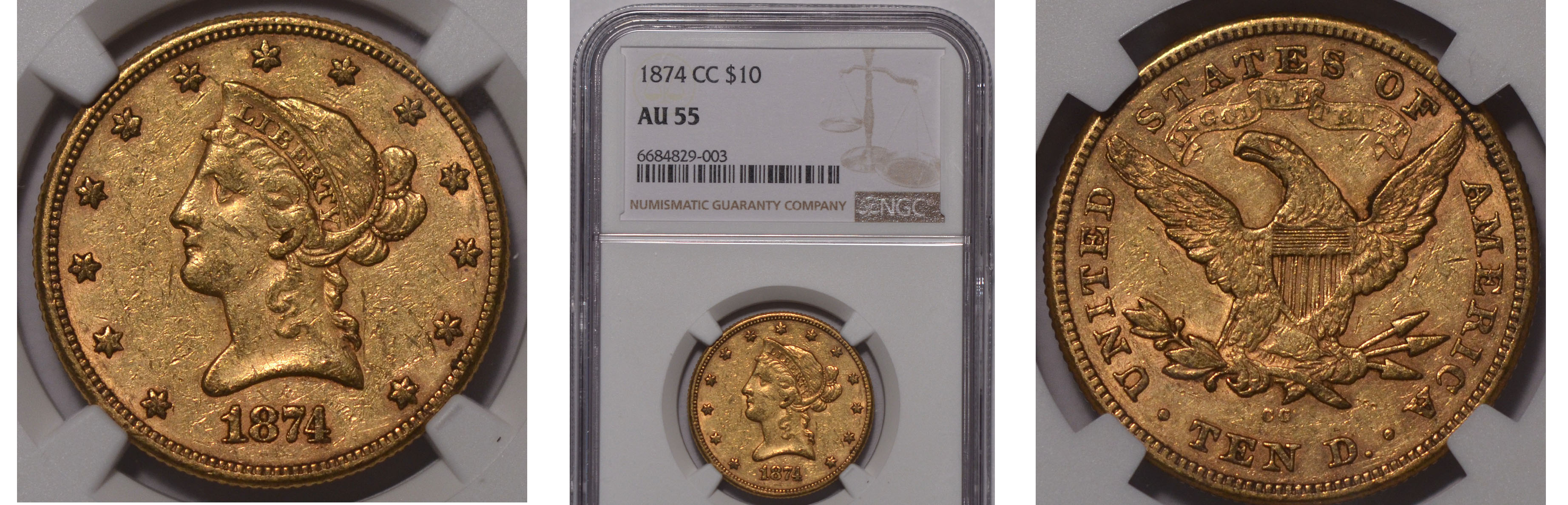 1874cc-$10-NGC-AU55