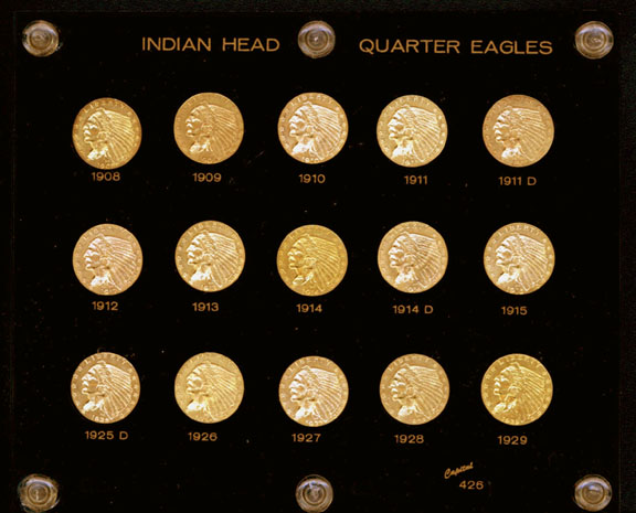 Indian Head Quarter Eagles Complete Set Of Indian Quarter