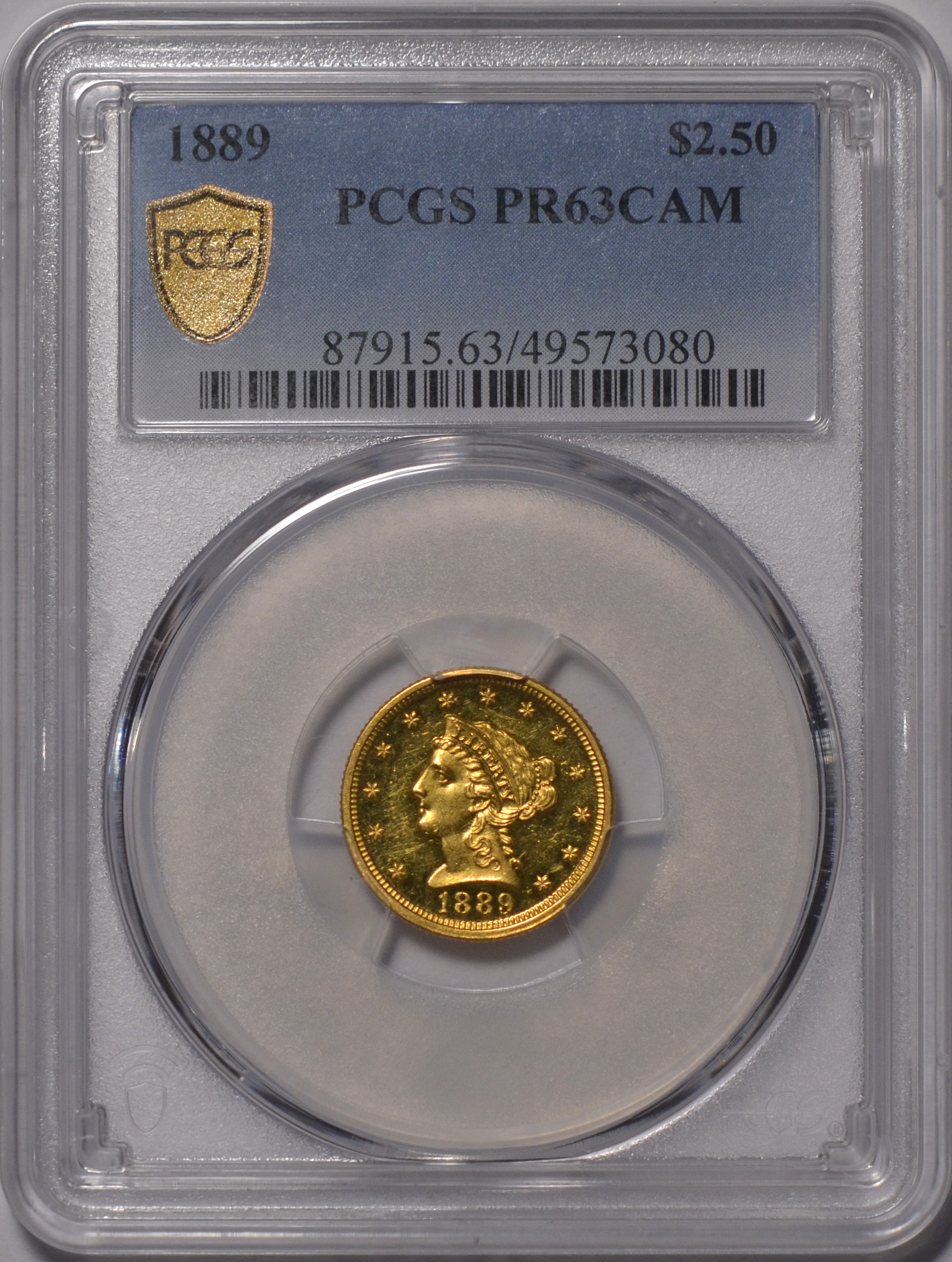 1899-S $5 NGC MS65